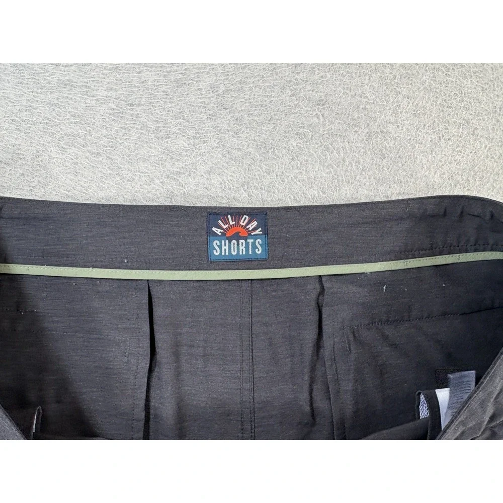 Faherty ALL DAY Casual Flat Front Shorts (Men's‎ 42) Gray - 9